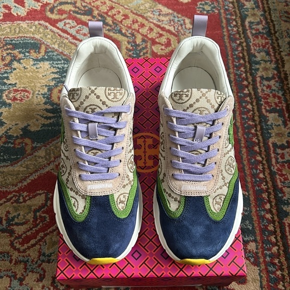 Tory Burch T Monogram Good Luck Trainer - Picture 6 of 16